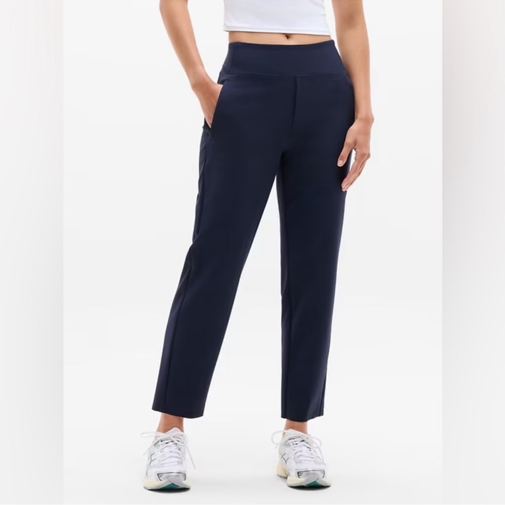 NEW ATHLETA Endless High Rise Pant Navy Women's 14 533636